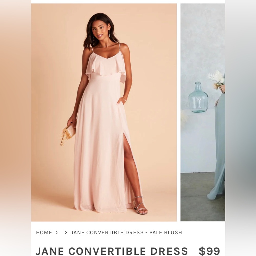 Birdy Grey Pale Blush floor-length dress